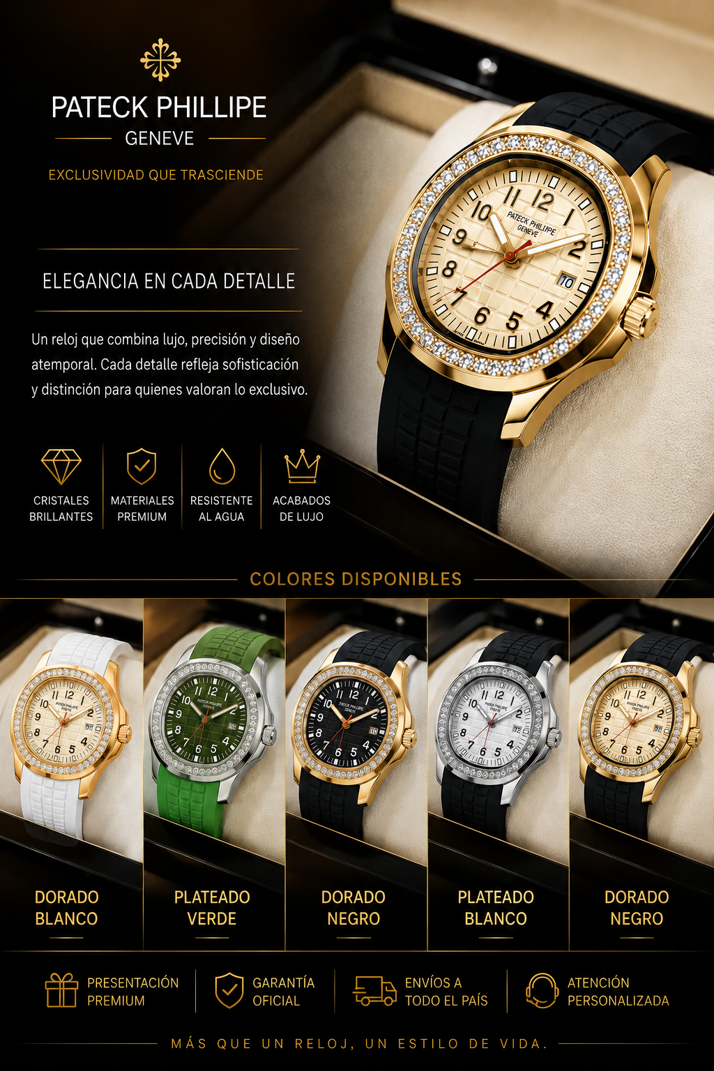 RELOJ PATECK PHILLIPE✨⌚