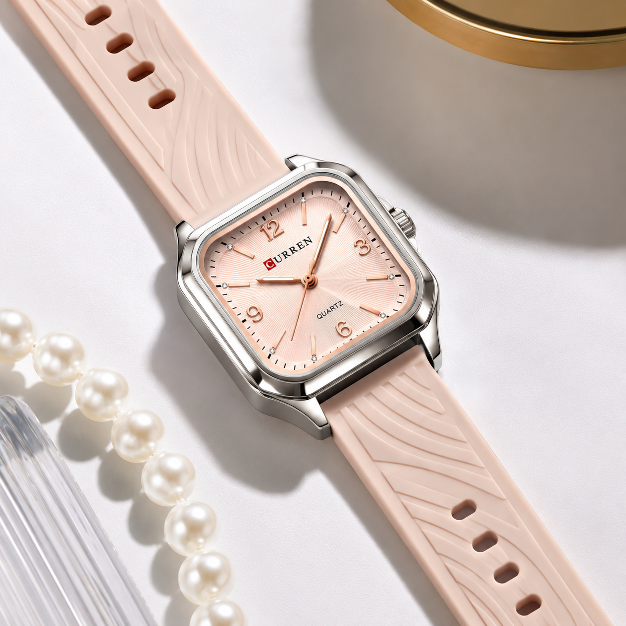Reloj Curren 9113 Silicona Dama