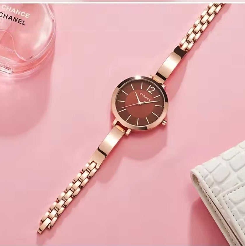 Reloj Curren 9012 Para Mujer Dama Negoci