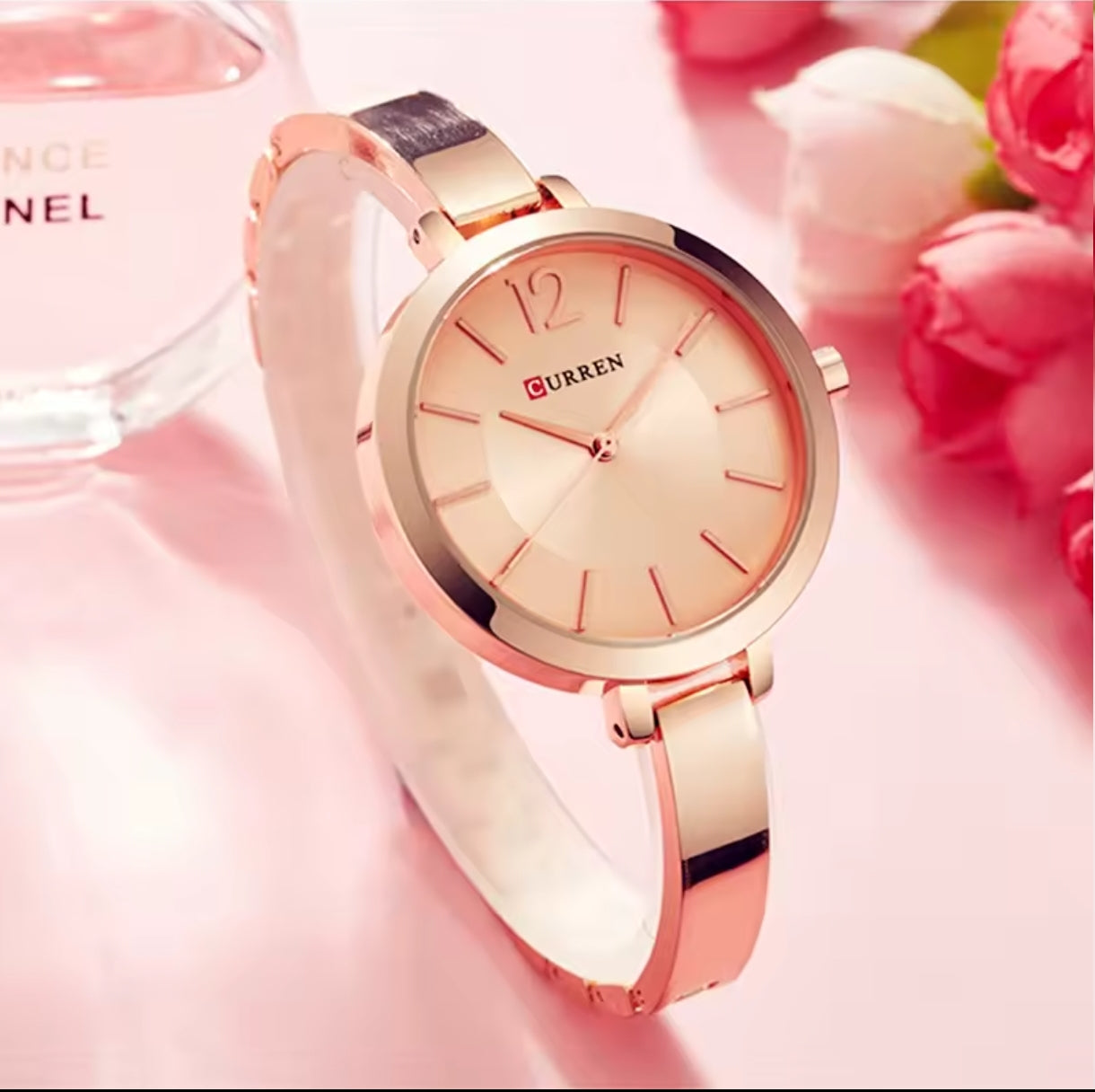 Reloj Curren 9012 Para Mujer Dama Negoci