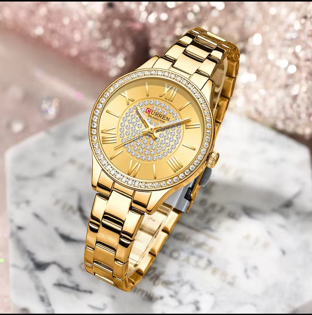 Reloj Curren 9084 Para Mujer Elegante