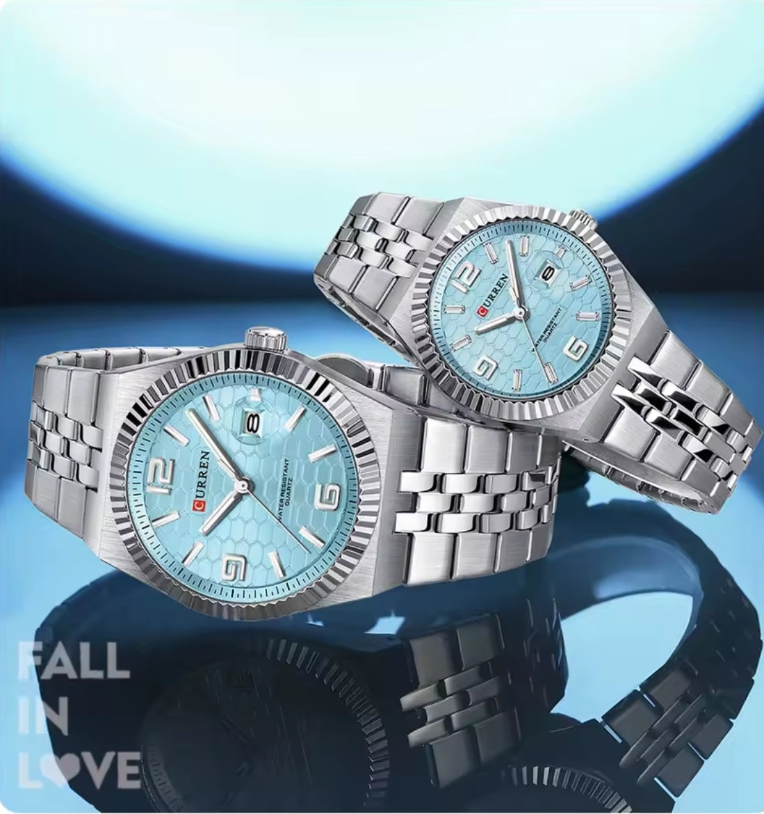 Reloj Curren 8498 Parejas mujer y hombre