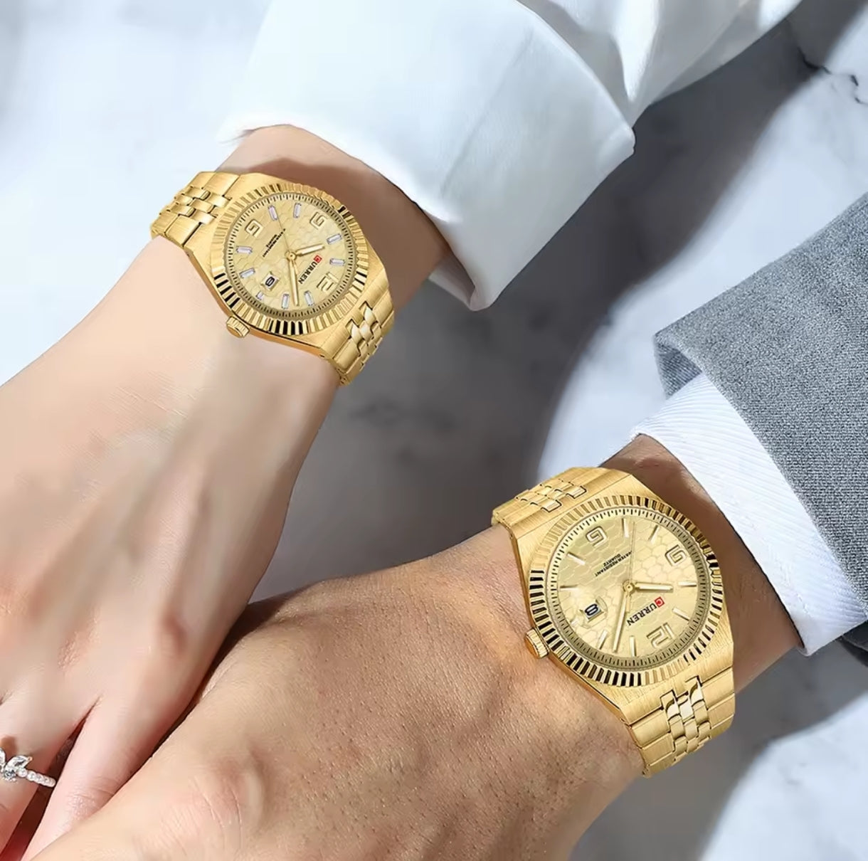 Reloj Curren 8498 Parejas mujer y hombre