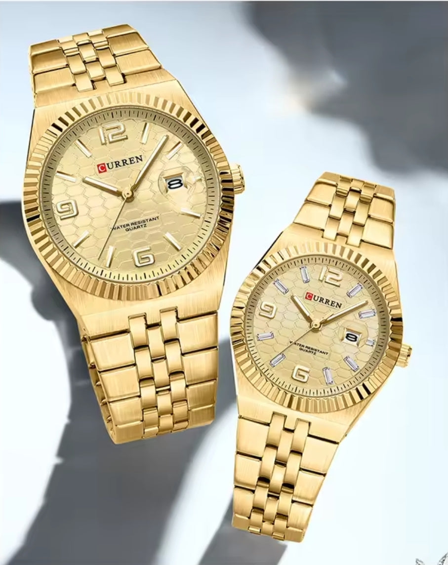 Reloj Curren 8498 Parejas mujer y hombre